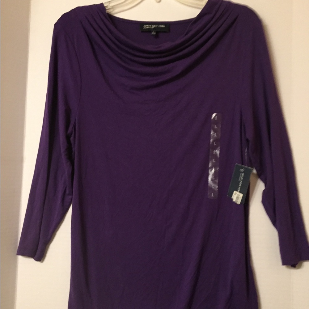 Jones New York Signature Stretch Knit Top